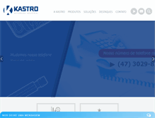 Tablet Screenshot of kastro.com.br